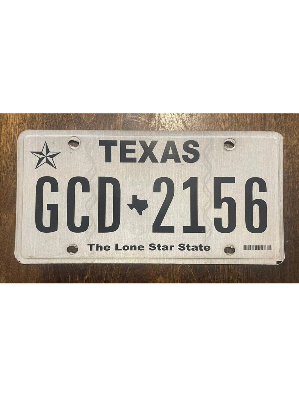 Texas License Plate TX State USA American Vintage Lonestar State GCD 2156